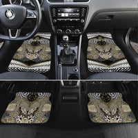 Aotearoa Iwi Waikato Tainui Personalised Car Mats Maori Kowhaiwhai Pattern