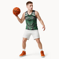 Aotearoa Iwi Ngati Maniapoto Personalised Basketball Jersey Maori Kowhaiwhai Pattern