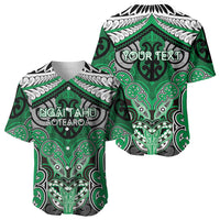 Aotearoa Iwi Ngai Tahu Personalised Baseball Jersey Maori Kowhaiwhai Pattern