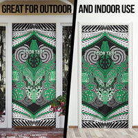 Aotearoa Iwi Ngai Tahu Personalised Door Cover Maori Kowhaiwhai Pattern