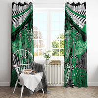 Aotearoa Iwi Ngai Tahu Window Curtain Maori Kowhaiwhai Pattern
