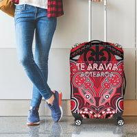 Aotearoa Iwi Te Arawa Luggage Cover Maori Kowhaiwhai Pattern