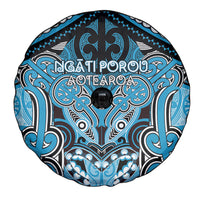 Aotearoa Iwi Ngati Porou Spare Tire Cover Maori Kowhaiwhai Pattern