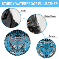 Aotearoa Iwi Ngati Porou Spare Tire Cover Maori Kowhaiwhai Pattern