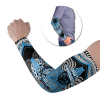 Aotearoa Iwi Ngati Kahungunu Personalised Arm Sleeves Maori Kowhaiwhai Pattern
