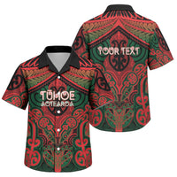 Aotearoa Iwi Tuhoe Personalised Family Matching Puletasi and Hawaiian Shirt Maori Kowhaiwhai Pattern