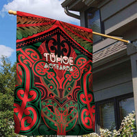 Aotearoa Iwi Tuhoe Garden Flag Maori Kowhaiwhai Pattern