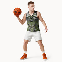 Aotearoa Iwi Whakatohea Personalised Basketball Jersey Maori Kowhaiwhai Pattern