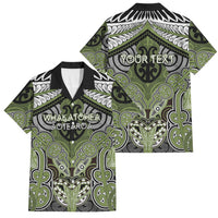 Aotearoa Iwi Whakatohea Personalised Family Matching Puletasi and Hawaiian Shirt Maori Kowhaiwhai Pattern