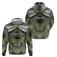 Aotearoa Iwi Whakatohea Personalised Hoodie Maori Kowhaiwhai Pattern