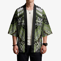 Aotearoa Iwi Whakatohea Personalised Kimono Maori Kowhaiwhai Pattern