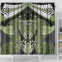 Aotearoa Iwi Whakatohea Shower Curtain Maori Kowhaiwhai Pattern
