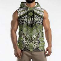 Aotearoa Iwi Whakatohea Personalised Sleeveless Hoodie Maori Kowhaiwhai Pattern