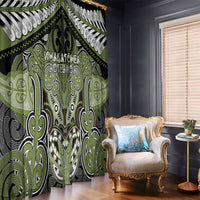 Aotearoa Iwi Whakatohea Window Curtain Maori Kowhaiwhai Pattern LT19 - Polynesian Pride