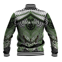 Aotearoa Iwi Ngati Awa Personalised Baseball Jacket Maori Kowhaiwhai Pattern LT19 - Polynesian Pride