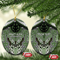 Aotearoa Iwi Ngati Awa Personalised Ceramic Ornament Maori Kowhaiwhai Pattern
