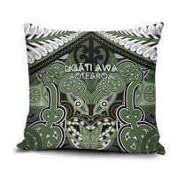 Aotearoa Iwi Ngati Awa Pillow Cover Maori Kowhaiwhai Pattern
