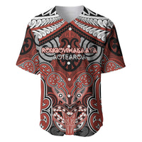 Aotearoa Iwi Rongowhakaata Personalised Baseball Jersey Maori Kowhaiwhai Pattern