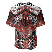Aotearoa Iwi Rongowhakaata Personalised Baseball Jersey Maori Kowhaiwhai Pattern
