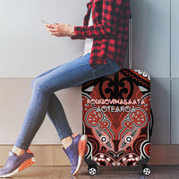 Aotearoa Iwi Rongowhakaata Luggage Cover Maori Kowhaiwhai Pattern