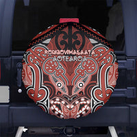 Aotearoa Iwi Rongowhakaata Spare Tire Cover Maori Kowhaiwhai Pattern