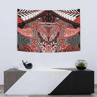 Aotearoa Iwi Rongowhakaata Tapestry Maori Kowhaiwhai Pattern