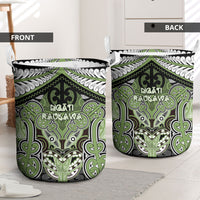 Aotearoa Iwi Ngati Raukawa Laundry Basket Maori Kowhaiwhai Pattern