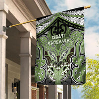Aotearoa Iwi Ngati Raukawa Garden Flag Maori Kowhaiwhai Pattern