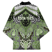 Aotearoa Iwi Ngati Raukawa Personalised Kimono Maori Kowhaiwhai Pattern