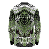 Aotearoa Iwi Ngati Raukawa Personalised Long Sleeve Shirt Maori Kowhaiwhai Pattern