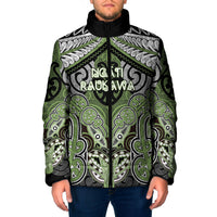 Aotearoa Iwi Ngati Raukawa Personalised Padded Jacket Maori Kowhaiwhai Pattern