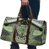 Aotearoa Iwi Ngati Raukawa Travel Bag Maori Kowhaiwhai Pattern