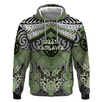 Aotearoa Iwi Ngati Raukawa Personalised Zip Hoodie Maori Kowhaiwhai Pattern