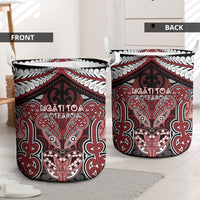 Aotearoa Iwi Ngati Toa Laundry Basket Maori Kowhaiwhai Pattern