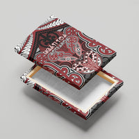 Aotearoa Iwi Ngati Toa Canvas Wall Art Maori Kowhaiwhai Pattern