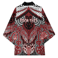 Aotearoa Iwi Ngati Toa Personalised Kimono Maori Kowhaiwhai Pattern