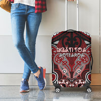 Aotearoa Iwi Ngati Toa Luggage Cover Maori Kowhaiwhai Pattern