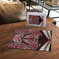 Aotearoa Iwi Ngati Toa Puzzle Maori Kowhaiwhai Pattern LT19 - Polynesian Pride