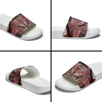 Aotearoa Iwi Ngati Toa Slide Sandals Maori Kowhaiwhai Pattern