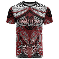 Aotearoa Iwi Ngati Toa Personalised T Shirt Maori Kowhaiwhai Pattern