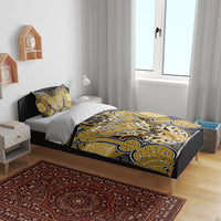 Aotearoa Iwi Ngati Tama Bedding Set Maori Kowhaiwhai Pattern
