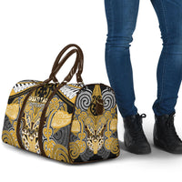 Aotearoa Iwi Ngati Tama Travel Bag Maori Kowhaiwhai Pattern