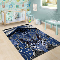 Aotearoa Iwi Ngati Tuwharetoa Area Rug Maori Kowhaiwhai Pattern