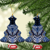 Aotearoa Iwi Ngati Tuwharetoa Personalised Ceramic Ornament Maori Kowhaiwhai Pattern
