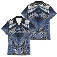 Aotearoa Iwi Ngati Tuwharetoa Personalised Family Matching Mermaid Dress and Hawaiian Shirt Maori Kowhaiwhai Pattern