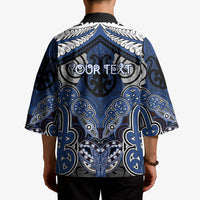 Aotearoa Iwi Ngati Tuwharetoa Personalised Kimono Maori Kowhaiwhai Pattern