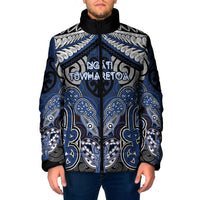 Aotearoa Iwi Ngati Tuwharetoa Personalised Padded Jacket Maori Kowhaiwhai Pattern