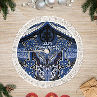 Aotearoa Iwi Ngati Tuwharetoa Tree Skirt Maori Kowhaiwhai Pattern