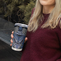 Aotearoa Iwi Ngati Tuwharetoa Personalised Tumbler Cup Maori Kowhaiwhai Pattern