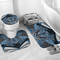 Aotearoa Iwi Ngati Mutunga Bathroom Set Maori Kowhaiwhai Pattern